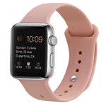 Dây đeo đồng hồ thay thế bằng silicone cho Apple Watch Series 7 41mm / 6 & SE & 5 & 4 40mm / 3 & 2 & 1 38mm, 7 45mm / 6 & SE & 5 & 4 44mm / 3 & 2 & 1 42mm
