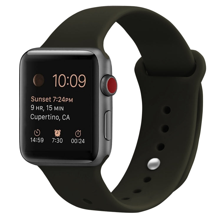 Dây đeo đồng hồ thay thế bằng silicone cho Apple Watch Series 7 41mm / 6 & SE & 5 & 4 40mm / 3 & 2 & 1 38mm, 7 45mm / 6 & SE & 5 & 4 44mm / 3 & 2 & 1 42mm