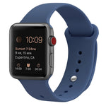 Dây đeo đồng hồ thay thế bằng silicone cho Apple Watch Series 7 41mm / 6 & SE & 5 & 4 40mm / 3 & 2 & 1 38mm, 7 45mm / 6 & SE & 5 & 4 44mm / 3 & 2 & 1 42mm