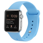 Dây đeo đồng hồ thay thế bằng silicone cho Apple Watch Series 7 41mm / 6 & SE & 5 & 4 40mm / 3 & 2 & 1 38mm, 7 45mm / 6 & SE & 5 & 4 44mm / 3 & 2 & 1 42mm