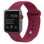 Dây đeo đồng hồ thay thế bằng silicone cho Apple Watch Series 7 41mm / 6 & SE & 5 & 4 40mm / 3 & 2 & 1 38mm, 7 45mm / 6 & SE & 5 & 4 44mm / 3 & 2 & 1 42mm