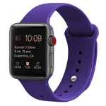 Dây đeo đồng hồ thay thế bằng silicone cho Apple Watch Series 7 41mm / 6 & SE & 5 & 4 40mm / 3 & 2 & 1 38mm, 7 45mm / 6 & SE & 5 & 4 44mm / 3 & 2 & 1 42mm