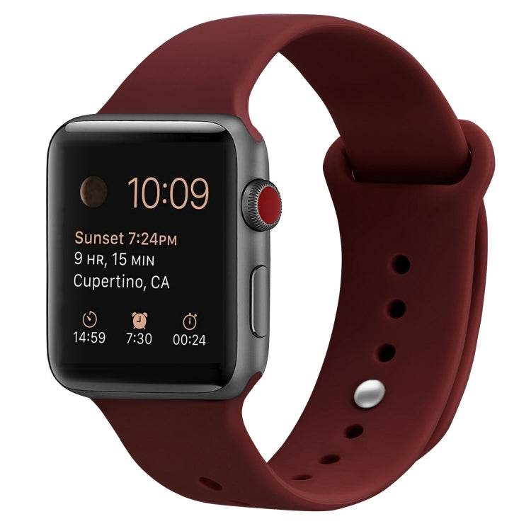 Dây đeo đồng hồ thay thế bằng silicone cho Apple Watch Series 7 41mm / 6 & SE & 5 & 4 40mm / 3 & 2 & 1 38mm, 7 45mm / 6 & SE & 5 & 4 44mm / 3 & 2 & 1 42mm