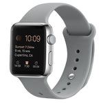 Dây đeo đồng hồ thay thế bằng silicone cho Apple Watch Series 7 41mm / 6 & SE & 5 & 4 40mm / 3 & 2 & 1 38mm, 7 45mm / 6 & SE & 5 & 4 44mm / 3 & 2 & 1 42mm