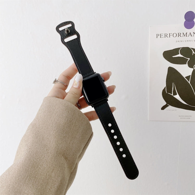 Dây đồng hồ thay thế bằng da cổ điển khóa hình số 8 cho Apple Watch Series, 7 41mm / 6 & SE & 5 & 4 40mm / 3 & 2 & 1 38mm, 7 45mm / 6 & SE & 5 & 4 44mm / 3 & 2 & 1 42mm