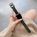 Dây đồng hồ thay thế bằng da cổ điển khóa hình số 8 cho Apple Watch Series, 7 41mm / 6 & SE & 5 & 4 40mm / 3 & 2 & 1 38mm, 7 45mm / 6 & SE & 5 & 4 44mm / 3 & 2 & 1 42mm