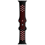 Dây đồng hồ thay thế bằng silicone lỏng hai tông màu khóa bướm, dành cho Apple Watch Series, 7 41mm / 6 & SE & 5 & 4 40mm / 3 & 2 & 1 38mm, 7 45mm / 6 & SE & 5 & 4 44mm / 3 & 2 & 1 42mm
