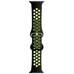 Dây đồng hồ thay thế bằng silicone lỏng hai tông màu khóa bướm, dành cho Apple Watch Series, 7 41mm / 6 & SE & 5 & 4 40mm / 3 & 2 & 1 38mm, 7 45mm / 6 & SE & 5 & 4 44mm / 3 & 2 & 1 42mm