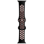 Dây đồng hồ thay thế bằng silicone lỏng hai tông màu khóa bướm, dành cho Apple Watch Series, 7 41mm / 6 & SE & 5 & 4 40mm / 3 & 2 & 1 38mm, 7 45mm / 6 & SE & 5 & 4 44mm / 3 & 2 & 1 42mm