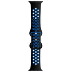 Dây đồng hồ thay thế bằng silicone lỏng hai tông màu khóa bướm, dành cho Apple Watch Series, 7 41mm / 6 & SE & 5 & 4 40mm / 3 & 2 & 1 38mm, 7 45mm / 6 & SE & 5 & 4 44mm / 3 & 2 & 1 42mm