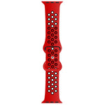 Dây đồng hồ thay thế bằng silicone lỏng hai tông màu khóa bướm, dành cho Apple Watch Series, 7 41mm / 6 & SE & 5 & 4 40mm / 3 & 2 & 1 38mm, 7 45mm / 6 & SE & 5 & 4 44mm / 3 & 2 & 1 42mm