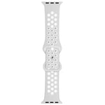Dây đồng hồ thay thế bằng silicone lỏng hai tông màu khóa bướm, dành cho Apple Watch Series, 7 41mm / 6 & SE & 5 & 4 40mm / 3 & 2 & 1 38mm, 7 45mm / 6 & SE & 5 & 4 44mm / 3 & 2 & 1 42mm