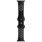 Dây đồng hồ thay thế bằng silicone lỏng hai tông màu khóa bướm, dành cho Apple Watch Series, 7 41mm / 6 & SE & 5 & 4 40mm / 3 & 2 & 1 38mm, 7 45mm / 6 & SE & 5 & 4 44mm / 3 & 2 & 1 42mm