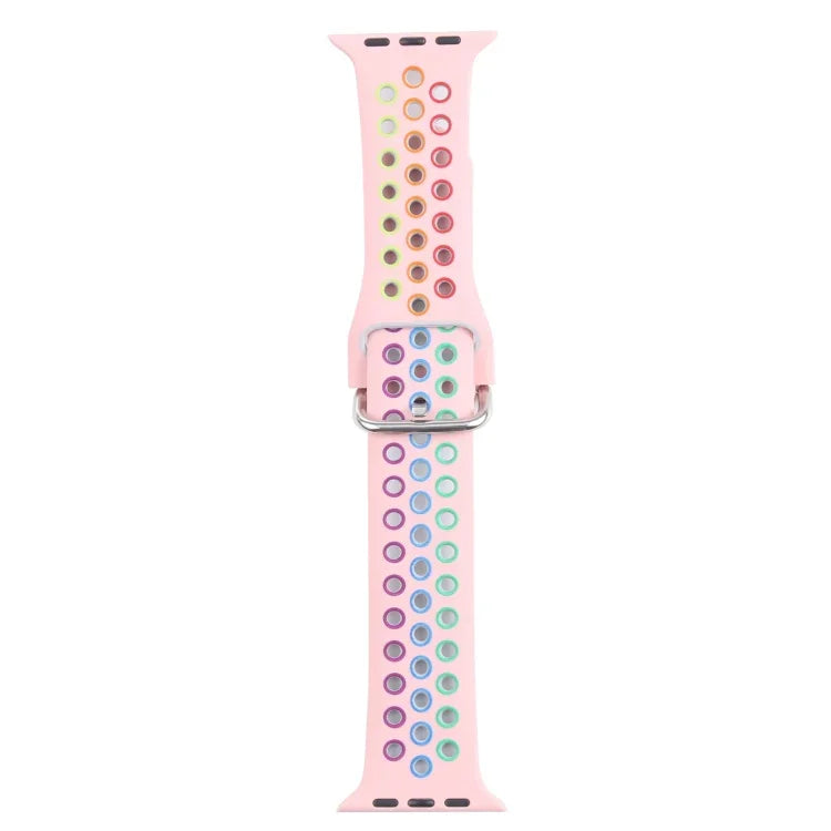 Dây đồng hồ thay thế bằng silicone khóa kim loại, dành cho Apple Watch Series, 7 41mm / 6 & SE & 5 & 4 40mm / 3 & 2 & 1 38mm, 7 45mm / 6 & SE & 5 & 4 44mm / 3 & 2 & 1 42mm