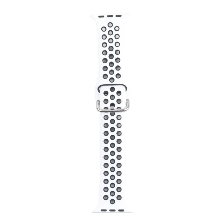 Dây đồng hồ thay thế bằng silicone khóa kim loại, dành cho Apple Watch Series, 7 41mm / 6 & SE & 5 & 4 40mm / 3 & 2 & 1 38mm, 7 45mm / 6 & SE & 5 & 4 44mm / 3 & 2 & 1 42mm