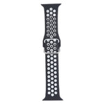 Dây đồng hồ thay thế bằng silicone khóa kim loại, dành cho Apple Watch Series, 7 41mm / 6 & SE & 5 & 4 40mm / 3 & 2 & 1 38mm, 7 45mm / 6 & SE & 5 & 4 44mm / 3 & 2 & 1 42mm