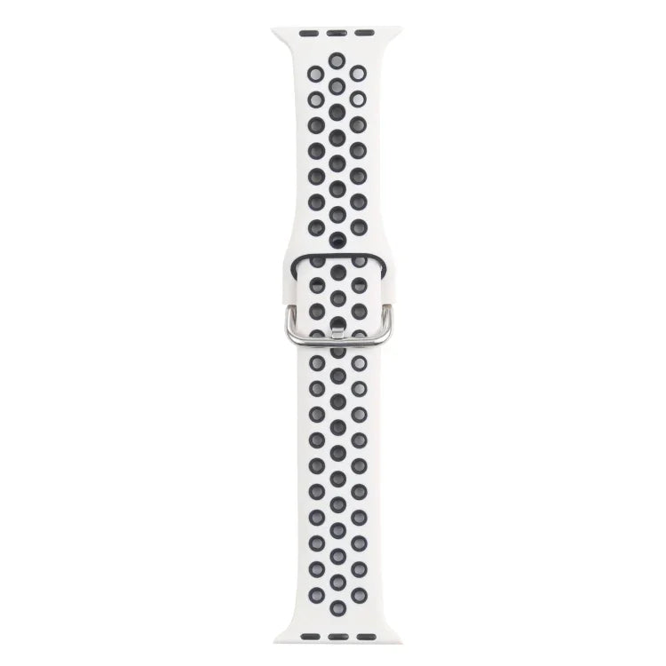 Dây đồng hồ thay thế bằng silicone khóa kim loại, dành cho Apple Watch Series, 7 41mm / 6 & SE & 5 & 4 40mm / 3 & 2 & 1 38mm, 7 45mm / 6 & SE & 5 & 4 44mm / 3 & 2 & 1 42mm