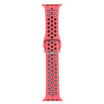 Dây đồng hồ thay thế bằng silicone khóa kim loại, dành cho Apple Watch Series, 7 41mm / 6 & SE & 5 & 4 40mm / 3 & 2 & 1 38mm, 7 45mm / 6 & SE & 5 & 4 44mm / 3 & 2 & 1 42mm