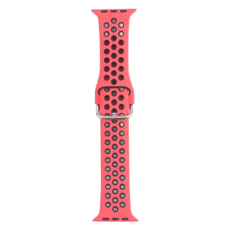 Dây đồng hồ thay thế bằng silicone khóa kim loại, dành cho Apple Watch Series, 7 41mm / 6 & SE & 5 & 4 40mm / 3 & 2 & 1 38mm, 7 45mm / 6 & SE & 5 & 4 44mm / 3 & 2 & 1 42mm