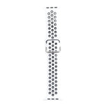 Dây đồng hồ thay thế bằng silicone khóa kim loại, dành cho Apple Watch Series, 7 41mm / 6 & SE & 5 & 4 40mm / 3 & 2 & 1 38mm, 7 45mm / 6 & SE & 5 & 4 44mm / 3 & 2 & 1 42mm