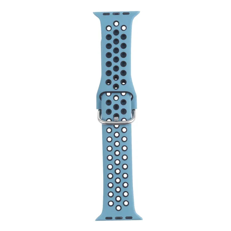 Dây đồng hồ thay thế bằng silicone khóa kim loại, dành cho Apple Watch Series, 7 41mm / 6 & SE & 5 & 4 40mm / 3 & 2 & 1 38mm, 7 45mm / 6 & SE & 5 & 4 44mm / 3 & 2 & 1 42mm