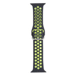 Dây đồng hồ thay thế bằng silicone khóa kim loại, dành cho Apple Watch Series, 7 41mm / 6 & SE & 5 & 4 40mm / 3 & 2 & 1 38mm, 7 45mm / 6 & SE & 5 & 4 44mm / 3 & 2 & 1 42mm