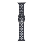 Dây đồng hồ thay thế bằng silicone khóa kim loại, dành cho Apple Watch Series, 7 41mm / 6 & SE & 5 & 4 40mm / 3 & 2 & 1 38mm, 7 45mm / 6 & SE & 5 & 4 44mm / 3 & 2 & 1 42mm