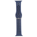 Dây đồng hồ thay thế bằng silicone khóa kim loại, dành cho Apple Watch Series, 7 41mm / 6 & SE & 5 & 4 40mm / 3 & 2 & 1 38mm, 7 45mm / 6 & SE & 5 & 4 44mm / 3 & 2 & 1 42mm