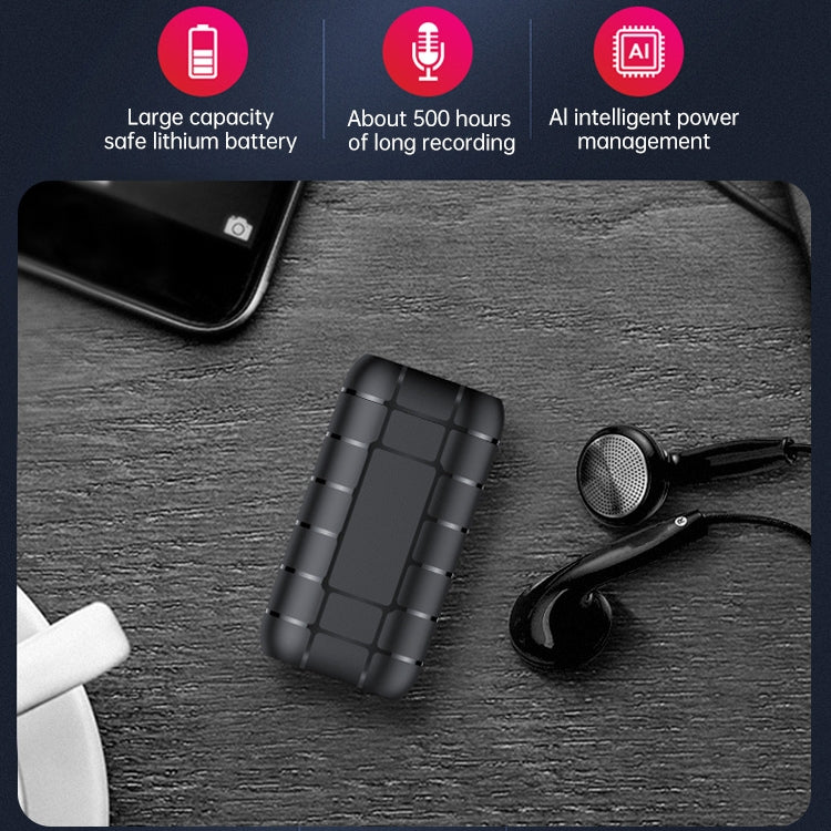 Bút ghi âm giảm tiếng ồn HD kẹp sau B800LI, hỗ trợ thẻ TF & ghi âm một phím & OTG, 8GB, 16GB, 32GB, 128GB