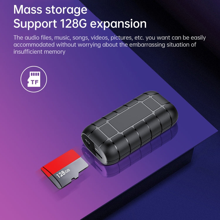 Bút ghi âm giảm tiếng ồn HD kẹp sau B800LI, hỗ trợ thẻ TF & ghi âm một phím & OTG, 8GB, 16GB, 32GB, 128GB