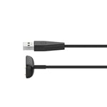 For Fitbit Luxe Smart Watch Magnetic Charger USB Charging Cable with Reset Button, 1m with Reset Button, 50cm with Reset Button