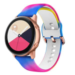Dây đồng hồ thay thế in silicone, cho Samsung Galaxy Watch 42mm