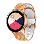 Dây đồng hồ thay thế in silicone, cho Samsung Galaxy Watch 42mm