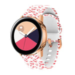 Dây đồng hồ thay thế in silicone, cho Samsung Galaxy Watch 42mm