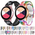 Dây đồng hồ thay thế in silicone, cho Samsung Galaxy Watch 42mm