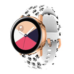Dây đồng hồ thay thế in silicone, cho Samsung Galaxy Watch 46mm