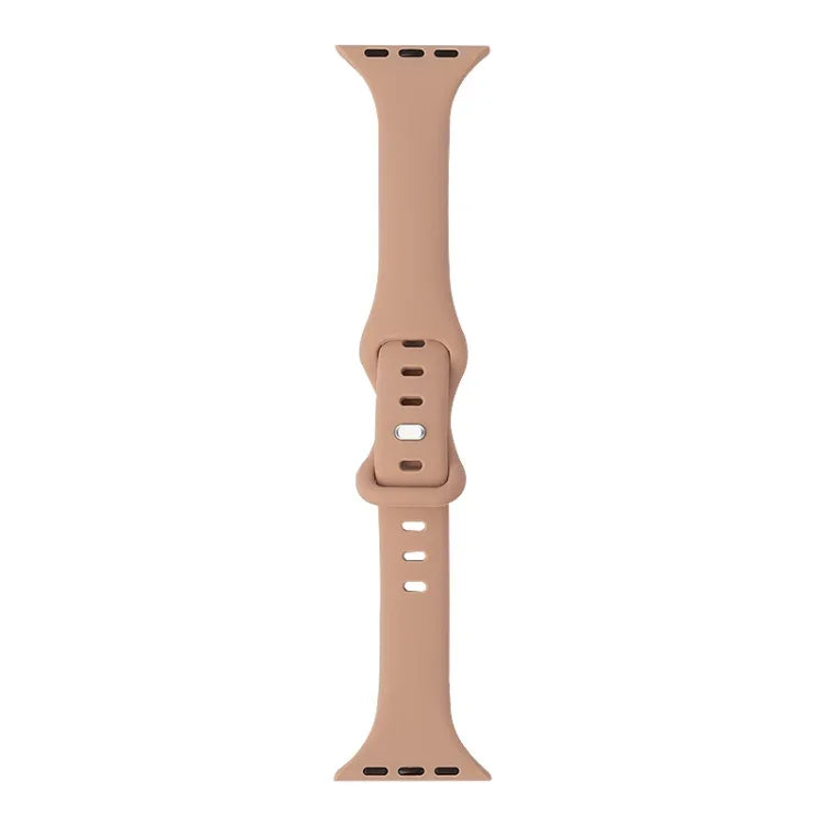 Dây đồng hồ thay thế bằng silicone 8 khóa mảnh mai, dành cho Apple Watch Series 7 41mm / & 6 & SE & 5 & 4 40mm, dành cho Apple Watch Series 7 45mm / & 6 & SE & 5 & 4 44mm