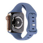 Dây đồng hồ thay thế bằng silicone 8 khóa mảnh mai, dành cho Apple Watch Series 7 41mm / & 6 & SE & 5 & 4 40mm, dành cho Apple Watch Series 7 45mm / & 6 & SE & 5 & 4 44mm