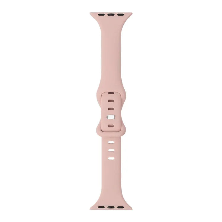Dây đồng hồ thay thế bằng silicone 8 khóa mảnh mai, dành cho Apple Watch Series 7 41mm / & 6 & SE & 5 & 4 40mm, dành cho Apple Watch Series 7 45mm / & 6 & SE & 5 & 4 44mm