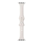 Dây đồng hồ thay thế bằng silicone 8 khóa mảnh mai, dành cho Apple Watch Series 7 41mm / & 6 & SE & 5 & 4 40mm, dành cho Apple Watch Series 7 45mm / & 6 & SE & 5 & 4 44mm