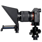 Teleprompter di động FEELWORLD TP2 với điều khiển từ xa Bluetooth và vòng chuyển đổi ống kính cho máy ảnh SLR, TP2