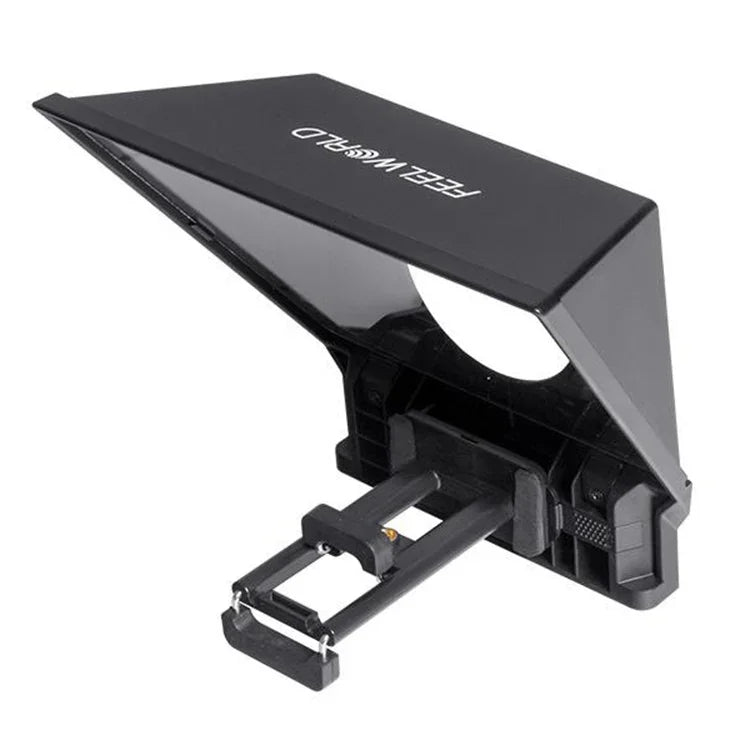 Teleprompter di động FEELWORLD TP2 với điều khiển từ xa Bluetooth và vòng chuyển đổi ống kính cho máy ảnh SLR, TP2
