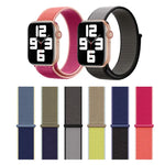 Dây Đeo Nylon Phối Màu, Cho Apple Watch Series 7 41mm / 6 & SE & 5 & 4 40mm / 3 & 2 & 1 38mm, Cho Apple Watch Series 8&7 41mm / SE 2&6&SE&5&4 40mm / 3&2&1 38mm, Cho Apple Watch Series 7 45mm / 6 & SE & 5 & 4 44mm / 3 & 2 & 1 42mm