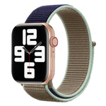 Color Matching Nylon Watchband, For Apple Watch Series 7 45mm / 6 & SE & 5 & 4 44mm / 3 & 2 & 1 42mm, For Apple Watch Ultra 49mm / Series 8&7 45mm / SE 2&6&SE&5&4 44mm / 3&2&1 42mm