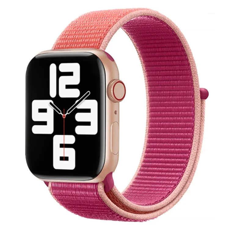 Dây Đeo Nylon Phối Màu, Cho Apple Watch Series 7 41mm / 6 & SE & 5 & 4 40mm / 3 & 2 & 1 38mm, Cho Apple Watch Series 8&7 41mm / SE 2&6&SE&5&4 40mm / 3&2&1 38mm, Cho Apple Watch Series 7 45mm / 6 & SE & 5 & 4 44mm / 3 & 2 & 1 42mm