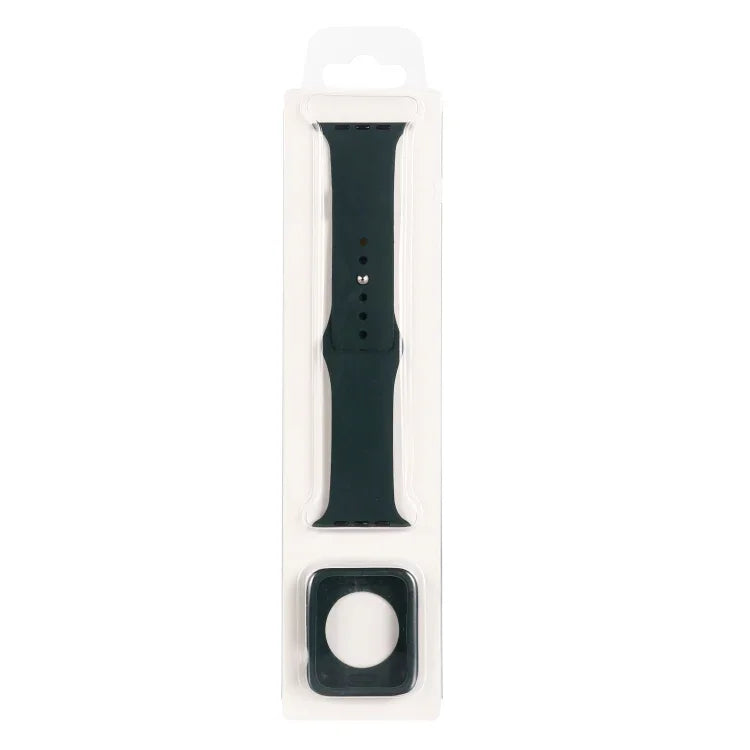 Bộ dây đồng hồ thay thế silicone + ốp bảo vệ đồng hồ, dành cho Apple Watch Series 3 & 2 & 1 38mm, Apple Watch Series 3 & 2 & 1 42mm