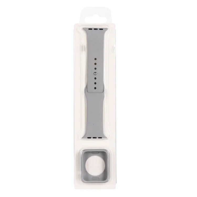 Bộ dây đồng hồ thay thế silicone + ốp bảo vệ đồng hồ, dành cho Apple Watch Series 3 & 2 & 1 38mm, Apple Watch Series 3 & 2 & 1 42mm