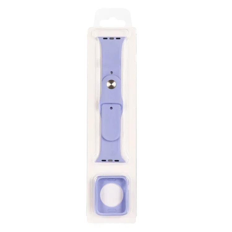 Bộ dây đồng hồ thay thế silicone + ốp bảo vệ đồng hồ, dành cho Apple Watch Series 3 & 2 & 1 38mm, Apple Watch Series 3 & 2 & 1 42mm