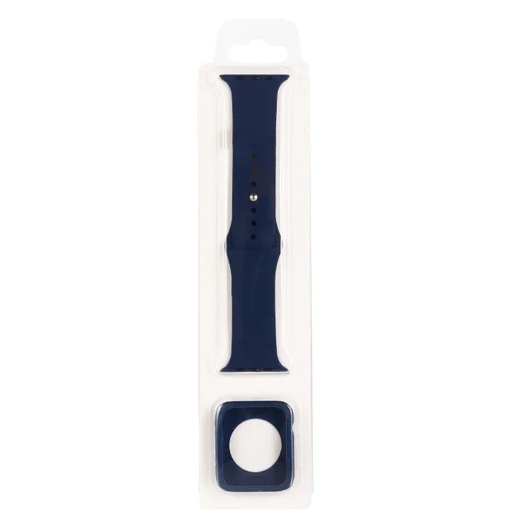 Bộ dây đồng hồ thay thế silicone + ốp bảo vệ đồng hồ, dành cho Apple Watch Series 3 & 2 & 1 38mm, Apple Watch Series 3 & 2 & 1 42mm