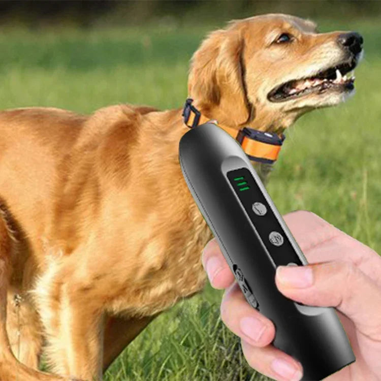 Tsattine N10 Thiết Bị Đuổi Chó Bằng Sóng Siêu Âm Có Màn Hình Hiển Thị Điện & Đèn Pin, N10